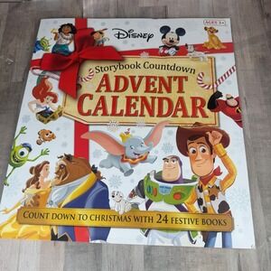 NEW Disney Storybook Countdown Advent Calendar 24 Festive Books Mickey Lion King